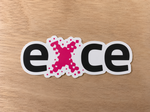 pegatina corte die cut